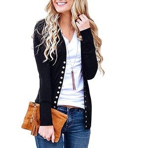 Button Front Cardigan